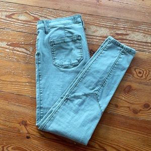 Hollister Soft Green Super Skinny Jeans